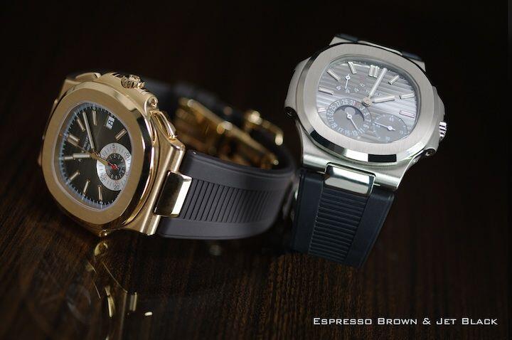 Gummirem til Patek Philippe Nautilus 5711 on strap