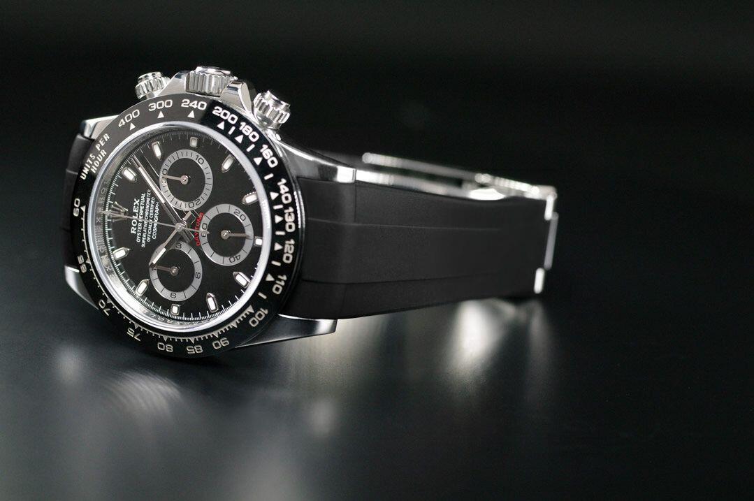 Gummirem til Rolex Daytona on Oyster bracelet ref 116500