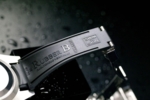 Gummirem til Rolex Explorer I 39 mm ref 214270 Sort Alligator Glidelock